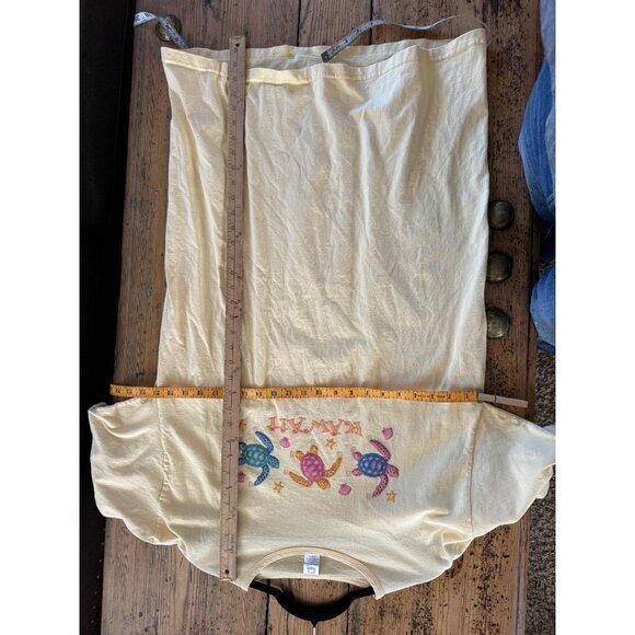 Vintage Sun International Women's Yellow Bathing Suit Cover Up, swimwear - Picture 8 of 8